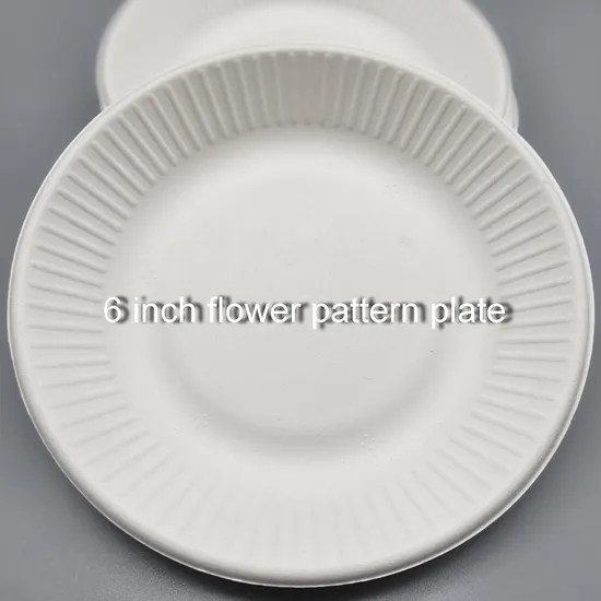 6 Inch Flower Pattern Round Tray Biodegradable Bakeware Disposable Food Container Baking Plate