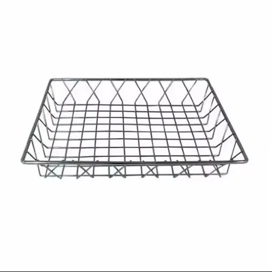 Customized Stainless Steel Braided Bread Basket Wire Mesh Storage Basket