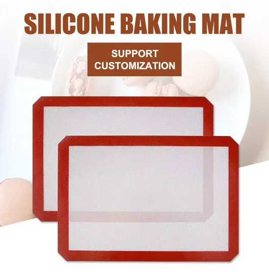 Non-Slip Silicone Pastry Baking Mat Set Silicone Macaron Baking Mat