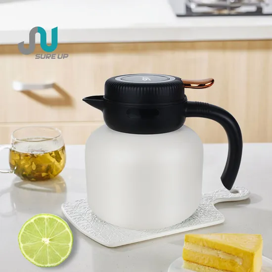 Best Selling China Factory Thermos Flask Coffee Jug Coffee Carafe Coffee Pot with Temperature Display Vacuum Flask with Stainless Steel Inner 1.0L