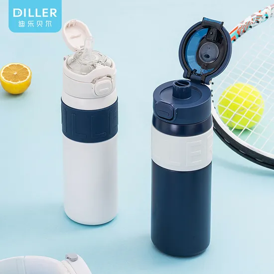 Wholesale Portable Student Insulated Stainless Steel Water Bottles with Straw