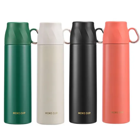 Large Capacity Stainless Steel Pressing Type Thermo Flask with Cover