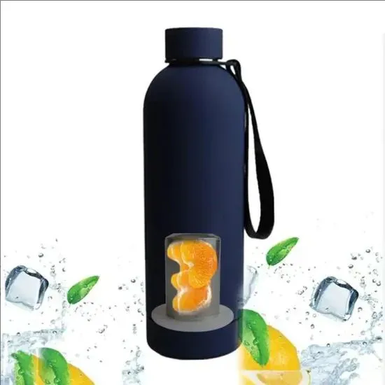Food Grade Reusable Vacuum Insulated Stainless Steel Thermal Travel Mug Bottle with Filter