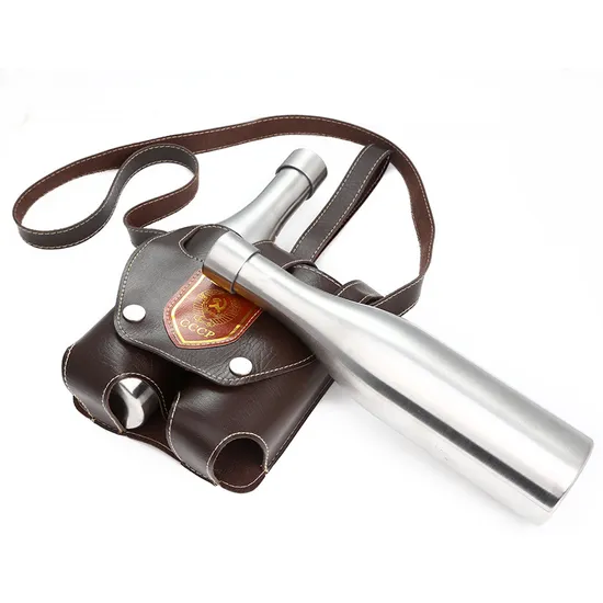 Double Wall Stainless Steel Vacuum Beer Bottle with Packing Bag