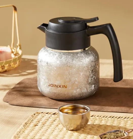 0.8L Temperature Display Pure Titanium Colorful Insulated Kettle Household Teapot
