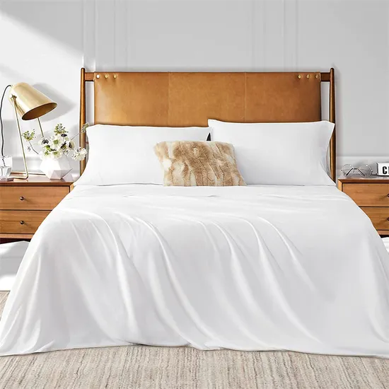 100% Bamboo Hotel Bed Sheet Set 6" Deep Pock 6PCS Bedding Set