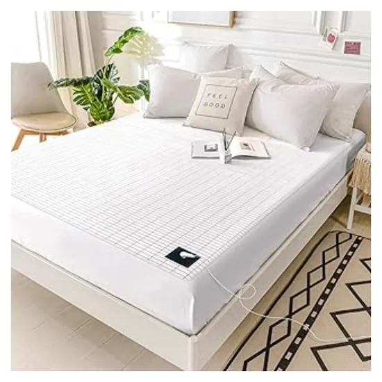 Transform Your Sleep Routine: King Size Fitted Earthing Sheet with 10% Silver Fiber for Deeper, More Revitalizing Nights