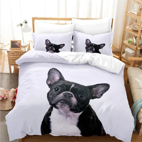 3D Digital Printed 3 Pieces Duvet Cover Set