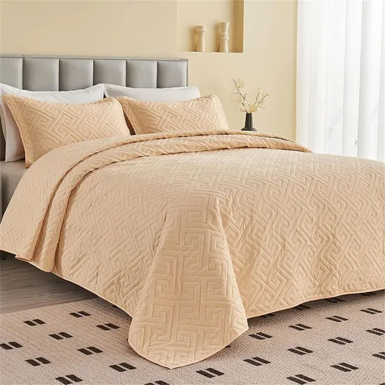 Quilted Bedding Set for Winter Modern Hotel Bedding Sheets Set