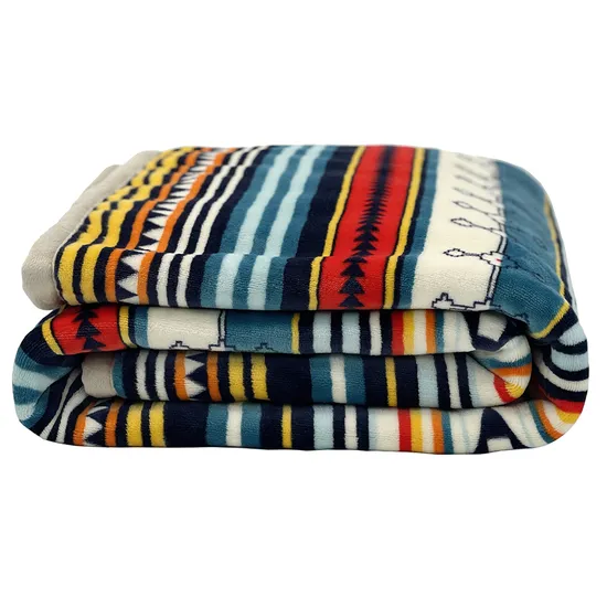 Home Decors Soft Plush Reversible Blankets Plaid Sherpa Bed Blanket for Sofa Couch