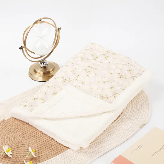 Custom Soft 100% Polyester Coral Flannel Fleece Travel Blanket Minky Plush Quality Throw Blanket