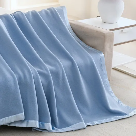 Large Size Polyester Fiber Solid Color Warm Thick Autumn and Winter Blanket