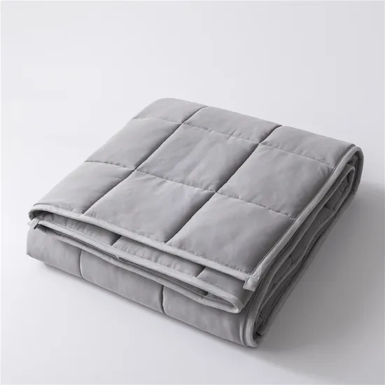 100% Polyester Soft Knitted Weighted Blanket Comfortable Throw Blanket for Home