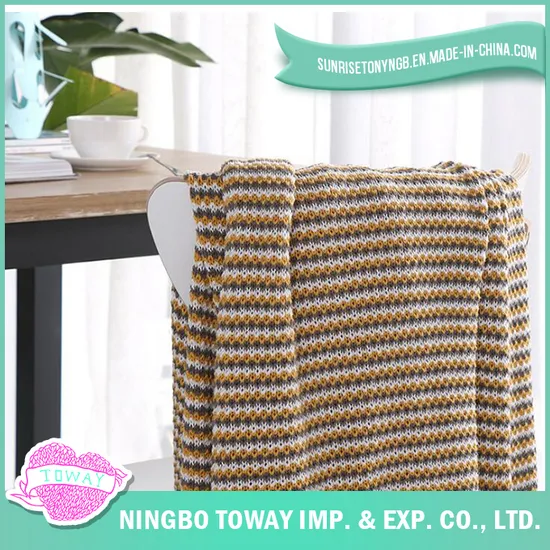 Knitted Throw Outdoor Travel Soft Cotton China Plush Blanket