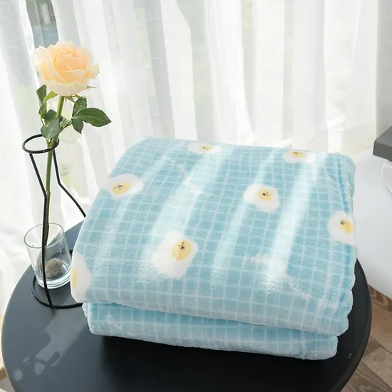 High Quality Soft Warm Solid Color Fleece Blanket