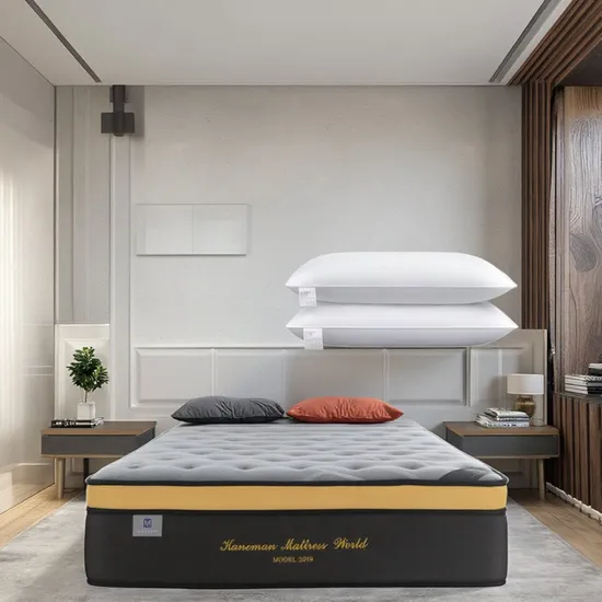 12 Inch Mattress Colchone Cool Sleeping Gel Memory Foam Pocket Spring Mattress Vacuum Roll Compress in Box Mattress
