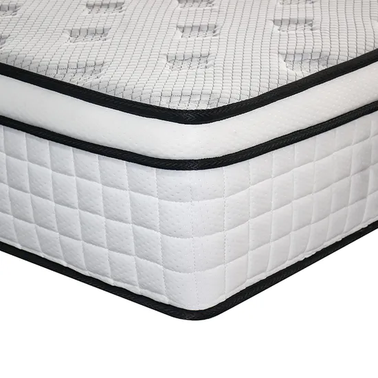 Colchone White Color Rolled-up Compressed Foam Spring Bed Flat Hotel Hostel Mattress