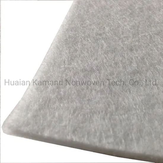 Needle Felt Recycled Pad Nonwoven Needle Punched Fabric Plain Eco Friendly Polyester Microfiber 100% Polyester White Lightweight
