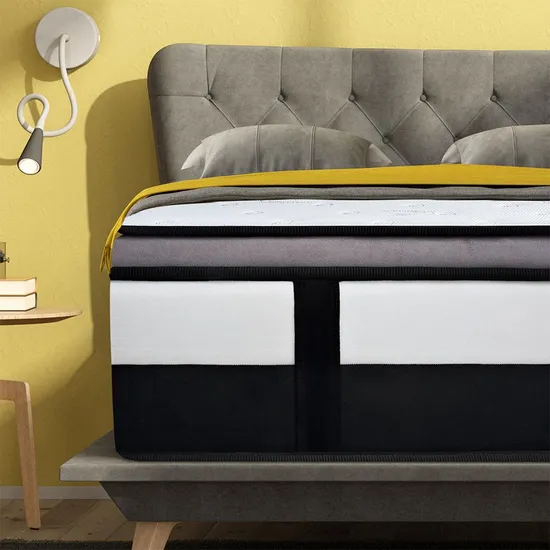 Home Hotel Furniture High Quality Mattress in a Box Queen King Double Size Pocket Spring Foam Bed Mattress