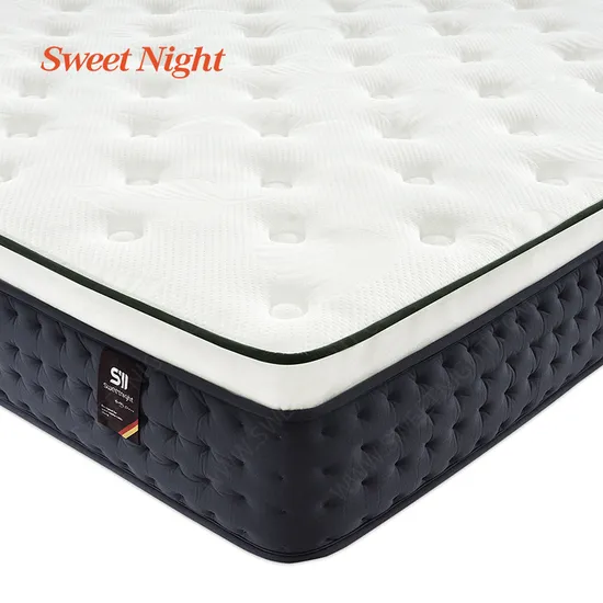 High Quality Knitted Fabric Memory Foam Mattress Pocket Spring Hot Sale Mattress