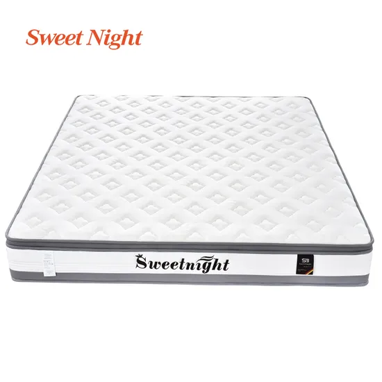 OEM Customize Size Hotel Pocket Pad Foam Latex Memory Vacuum Packed Bedroom Hybrid Spring Mattress