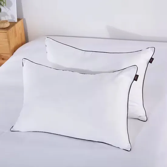 Vacuum Packing Polyester Hollow Gel Fiber Soft Microfiber Bed Sleeping Pillow Inner