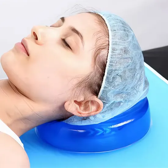 China Medical Supine Surgical PU Foam Silicone Mattress Pillow Cushion Gel Topper Hospital Surgery Head Gel Pads