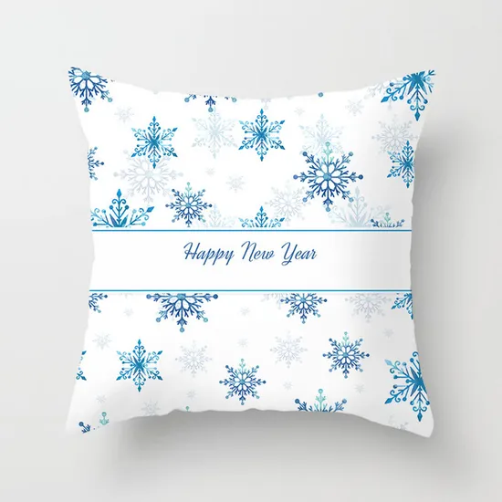 Christmas Pillows Cover Winter Cushion Throw Decor 45*45cm Plush Toys