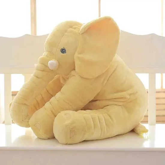 Custom Logo Personalized Personalise Soft Wholesale Factory Promotional Kid Child Baby Gift Doll Plushie Plushies Stuffed Animal Elephant Throw Pillow Plush Toy