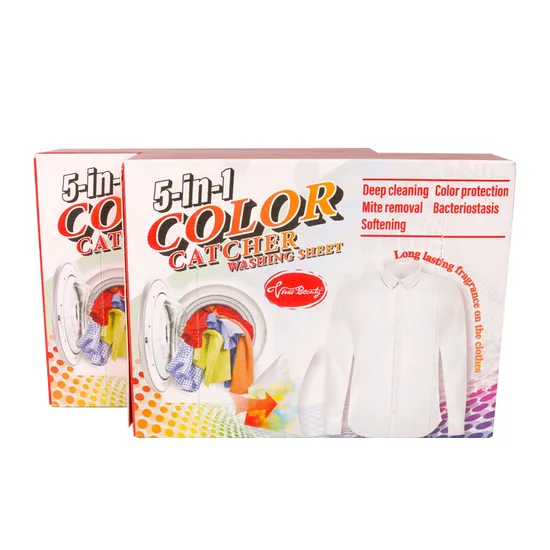Hot Selling 5-in-1 Color Catcher Fabric Washing Sheet