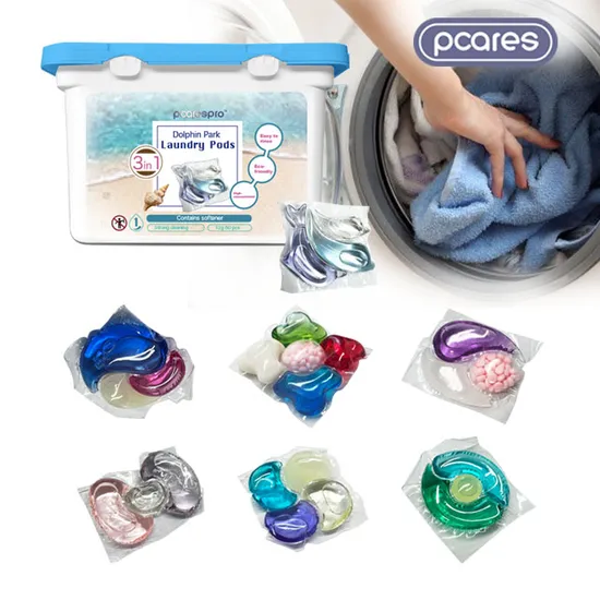 10X Deep Stain Removal Laundry Detergent Pods Capsule