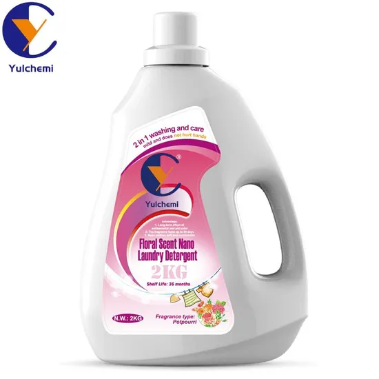 Best Manufacturer Clothes Washing 2kg Floral Scent Nano Liquid Concentrated Laundry Detergent