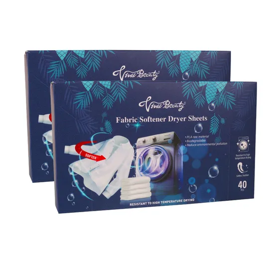 Factory Free Sample 40 Pieces Fabric Softener Dryer Sheet OEM/ODM