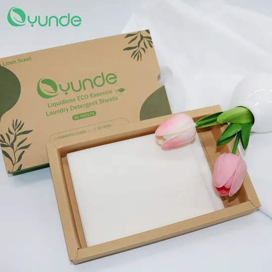 Eco Friendly Natural Essence Easily Disslove Deep Clean Laundry Washing Sheets