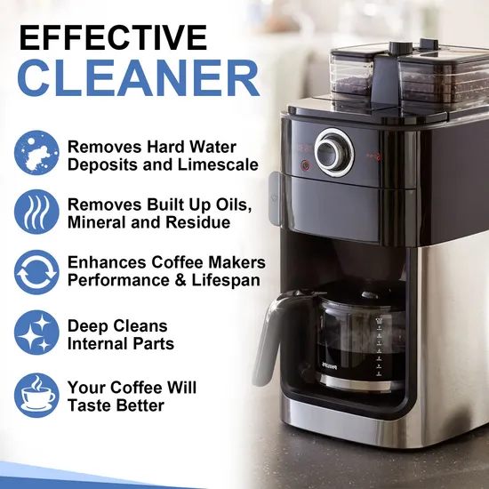 Odor-Free Coffee Machine Cleaning Tablets - Fresh Taste Every Time