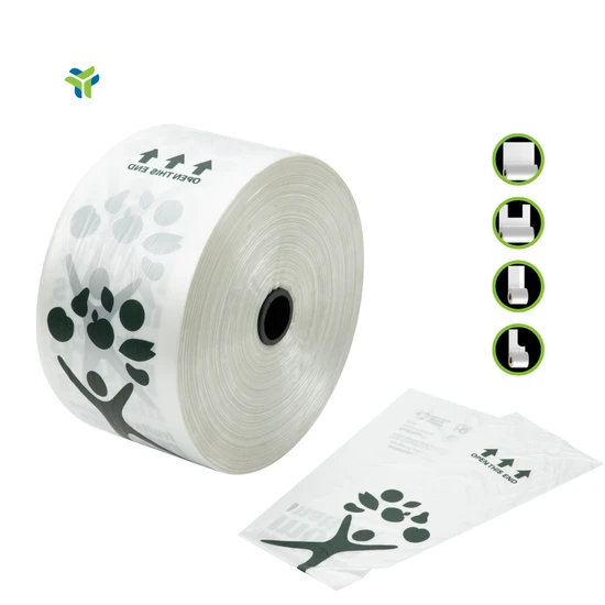 Transparent Eco-Friendly Food Packaging Bags Produce Bag Roll for Fresh Produce