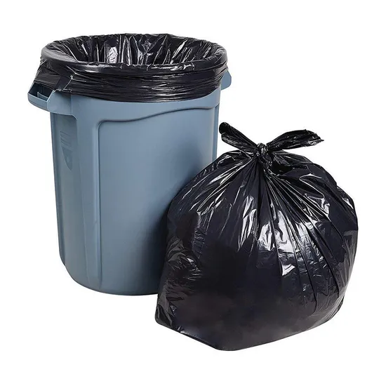 Heavy Duty Black Colours Rubbish HDPE LDPE Plastic Trash Garbage Bag