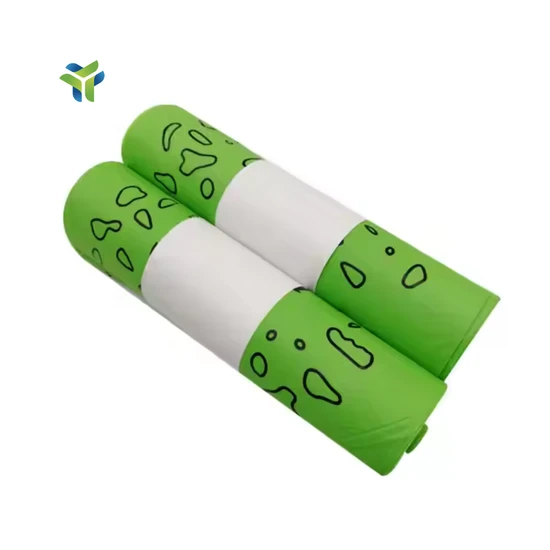 Yuede OEM ODM Whole HDPE LDPE Factory Price Eco-Friendly D2w Organic Trash Sack Rubbish Waste Green Cornstarch 100% Biodegradable Compostable Garbage Bag