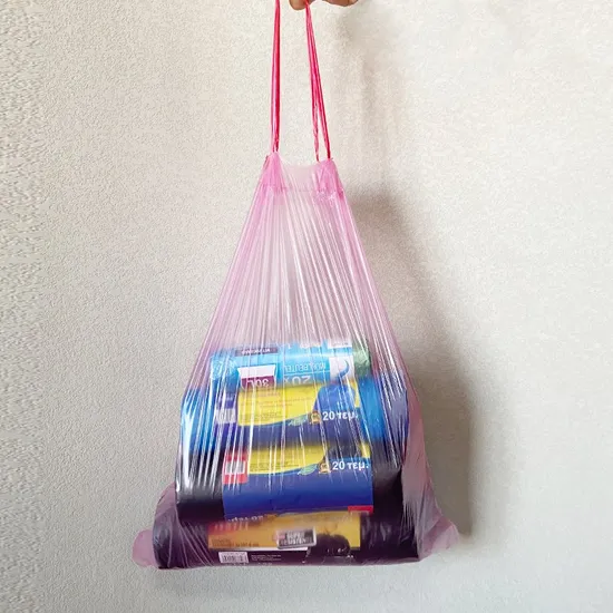 All Kind of Size High Quality Compostable Plastic Heavy Duty Big Garbage Bags Sorting Plastic Trash Bag with Drawstring
