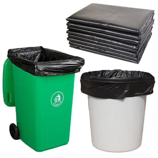 Customized Large Recycling Black PE Garbage Bag for Propety