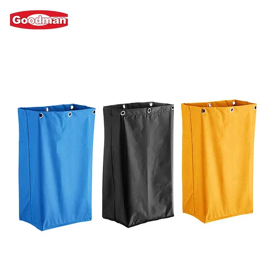 Replacement Waterproof High Capacity Thickened Housekeeping Commercial Janitorial Cleaning Cart Bag