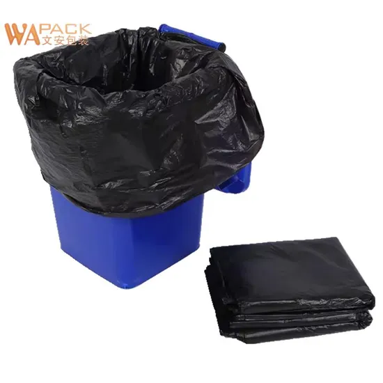 Customizable Heavy Duty Biodegradable Black Rolls Rubbish Plastic Garbage Bag