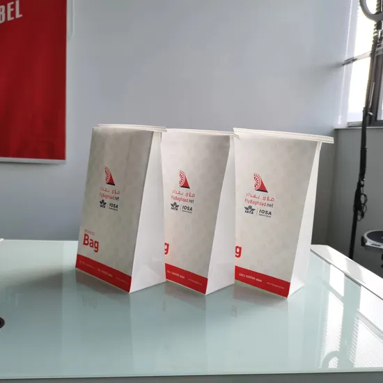 Disposable Airline Waterproof Air Sickness Garbage Vomit Paper Bag Airline Sickness Bag