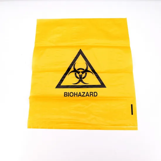Medical Autoclave PP/ LDPE/ HDPE Biohazard Waste Bag for Hospital Clinic