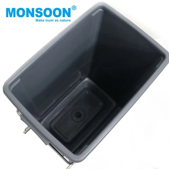 Kitchen Cabinet PP Dustbin Single Waste Container Under Mount Soft Closing Slide Pull-out Indoor 20L Trash Can Garbage Bin