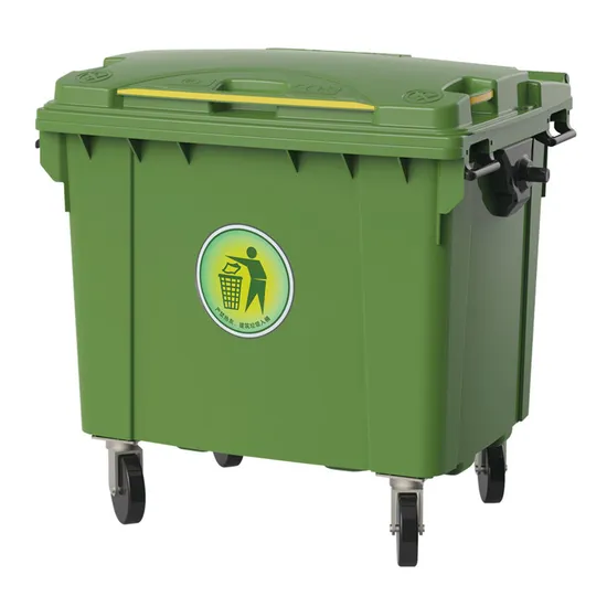 660L Plastic HDPE Outdoor Container Medical Plastic Recycle Wheelie Waste Rubbish Garbage Trash Bin for Sale