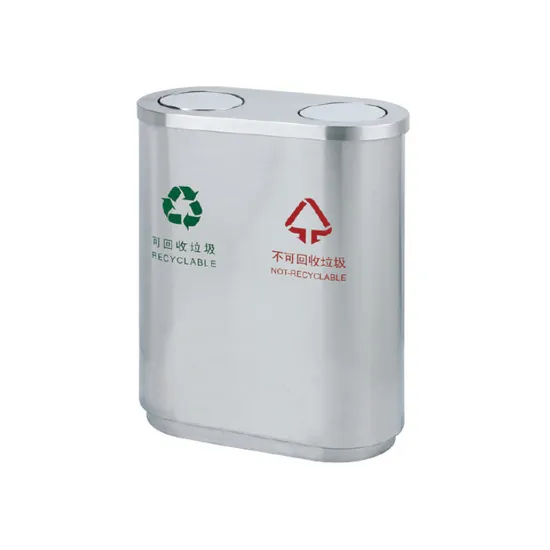 New Design Trash Receptacle Elegant Stainless Steel Refuse Commercial Rubbish Bin for Shopping Mall