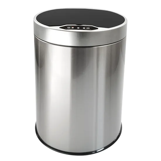 Joyclean Automatic Sensor Stainless Steel Touchless Trash Can Waste Bin Jt112s 12 Liter / 3.2 Gallon
