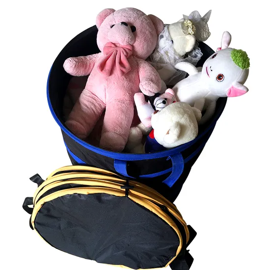 600d Oxford with PE Coating Fold-Able Car Trash Bin