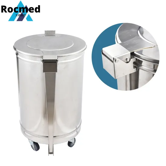 Cheap Supplier Manufacturer 5L/8L/12L/20L/30L Hospital Medical Stainless Steel Pedal Trash Can Waste Garbage Can Dustbin